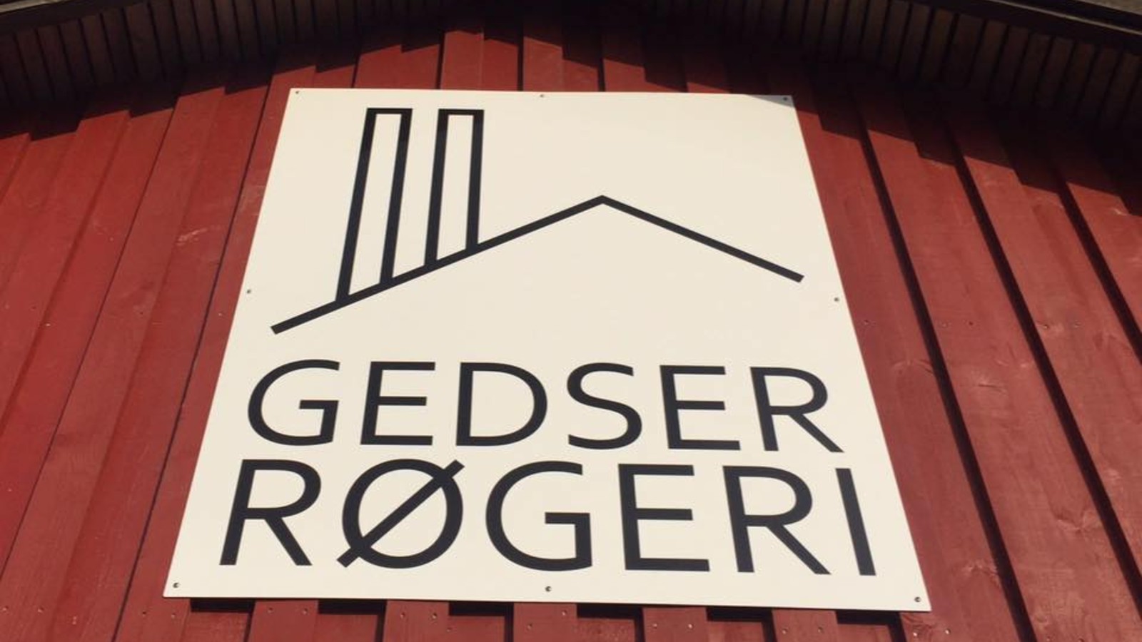 Gedser Røgeri skilt