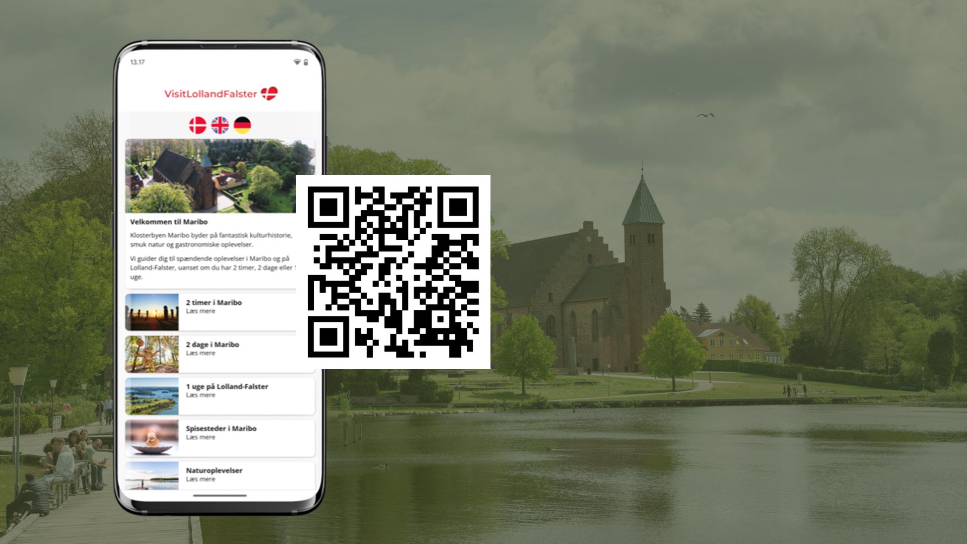 QR-kode til web app Maribo