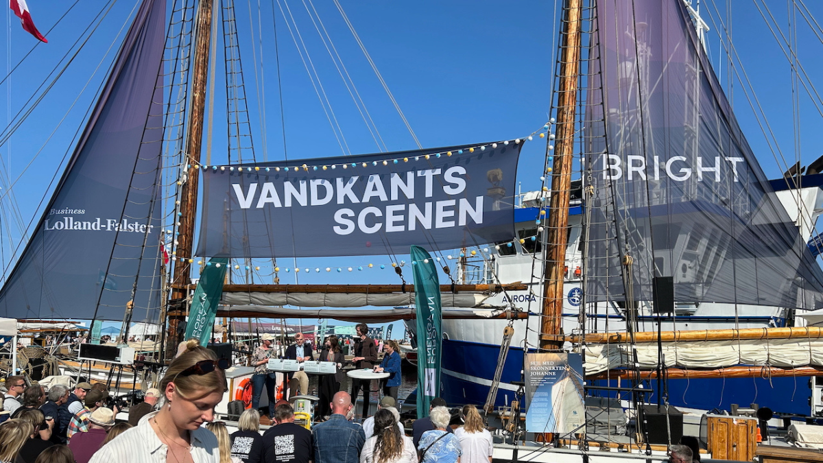 Skonnerten Johanne til Folkemøde på Bornholm