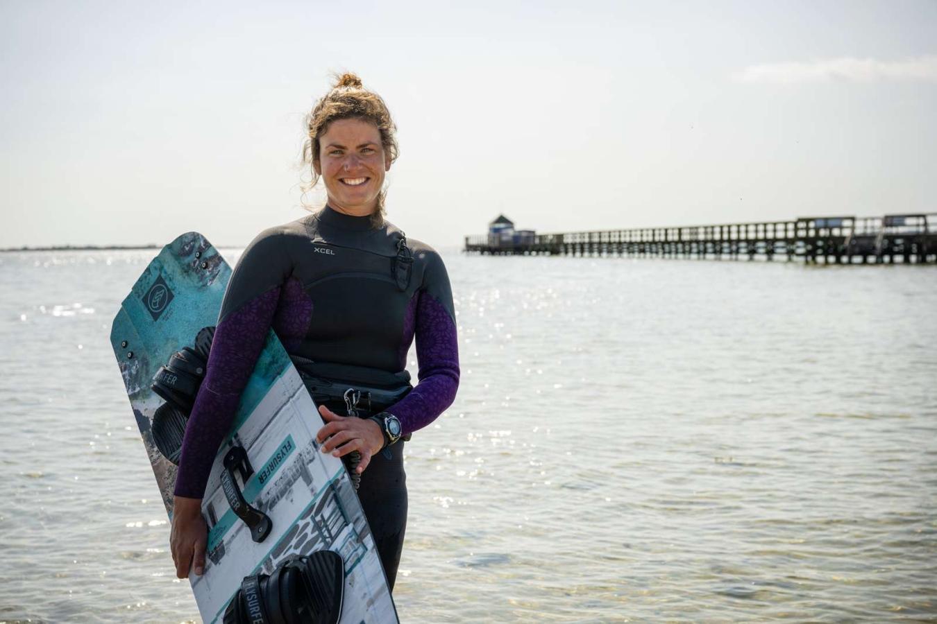 Nakskov Hestehovedet Strand Kitesurf & Paddle Lolland kvinde